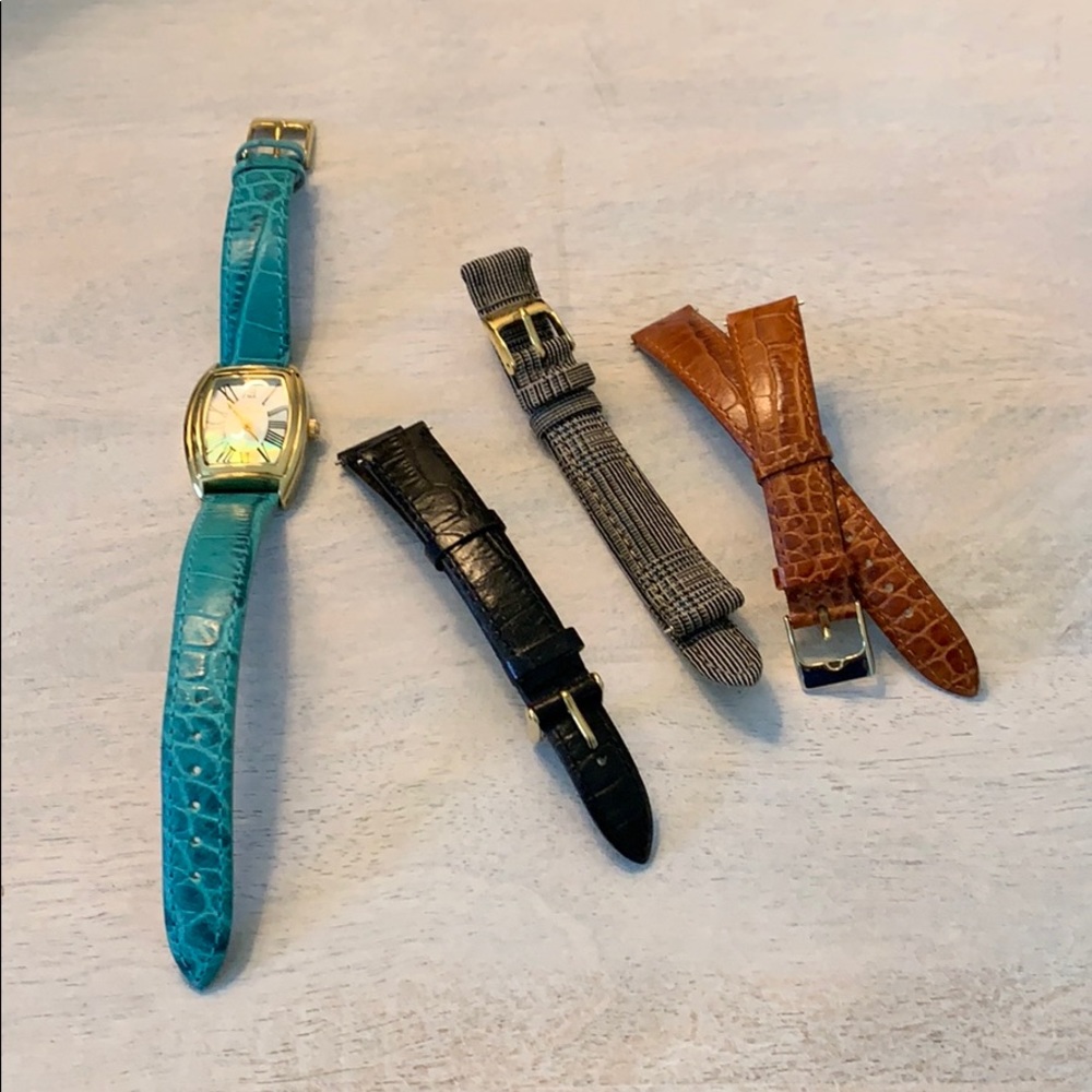 Ann Klein watch with changeable straps.